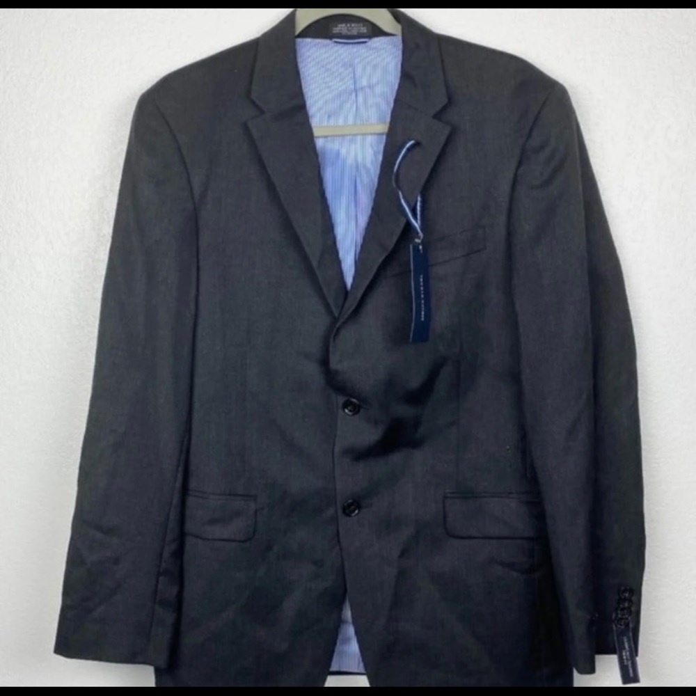 NWT Dark Gray Tommy Hilfiger Blazer 38R